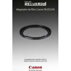 Adaptador de filtro Canon FA-DC67A