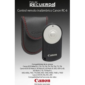 Control remoto inalámbrico Canon RC-6