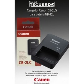 Cargador Canon CB-2LG para batería NB-12L
