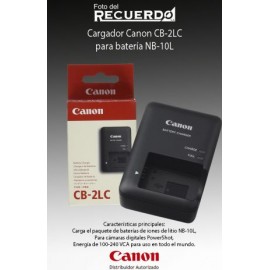 Cargador Canon CB-2LC para batería NB-10L