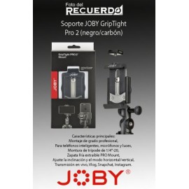 Soporte JOBY GripTight Pro 2 (negro/carbón)