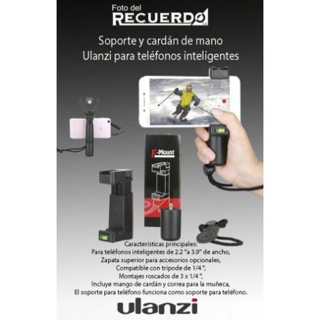 Soporte y cardán de mano Ulanzi para teléfonos inteligentes