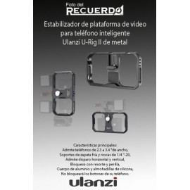 Estabilizador de plataforma de video para teléfono inteligente Ulanzi U-Rig II de metal