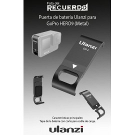 Puerta de batería Ulanzi para GoPro HERO9 (Metal)