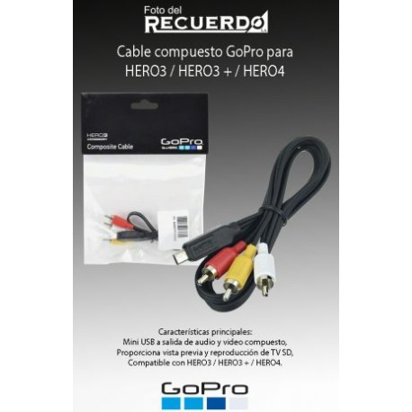 Cable compuesto GoPro para HERO3 / HERO3 + / HERO4