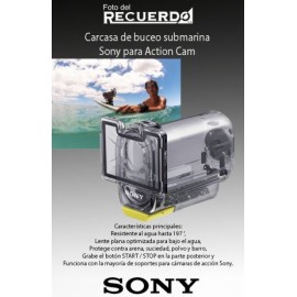 Carcasa de buceo submarina Sony para Action Cam