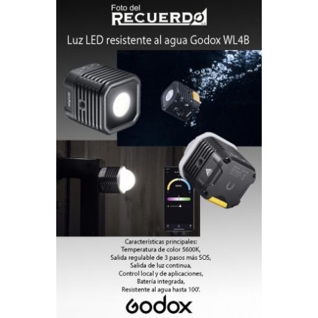 Luz LED resistente al agua Godox WL4B