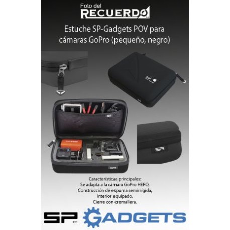 Estuche SP-Gadgets POV para cámaras GoPro (pequeño, negro)
