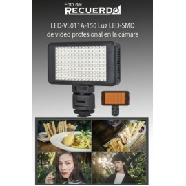 LED-VL011A-150 Luz LED-SMD de video profesional en la cámara