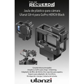 Jaula de plástico para cámara Ulanzi G9-4 para GoPro HERO9 Black