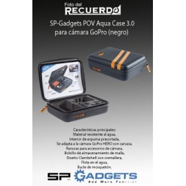 SP-Gadgets POV Aqua Case 3.0 para cámara GoPro (negro)
