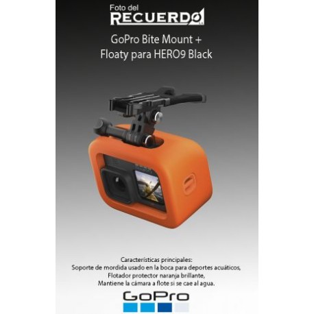 GoPro Bite Mount + Floaty para HERO9 Black