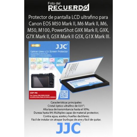 Protector de pantalla LCD ultrafino para Canon EOS M50 Mark II, M6 Mark II, M6, M50, M100, PowerShot G9X Mark II, G9X, G7X Mark
