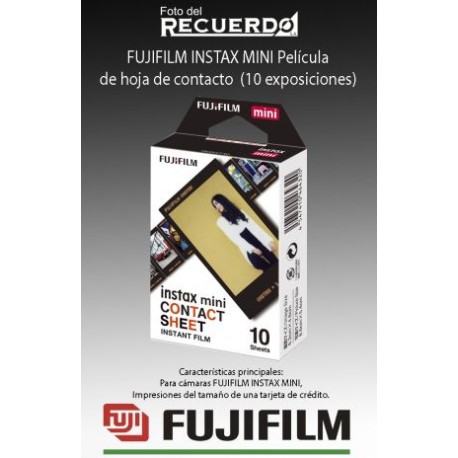 FUJIFILM INSTAX MINI Película de hoja de contacto  (10 exposiciones)