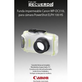 Funda impermeable Canon WP-DC310L para cámara PowerShot ELPH 100 HS