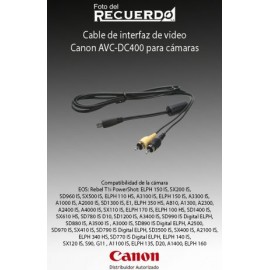 Cable de interfaz de video Canon AVC-DC400 para cámaras