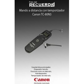 Mando a distancia con temporizador Canon TC-80N3