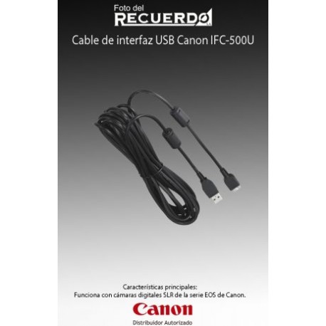 Cable de interfaz USB Canon IFC-500U