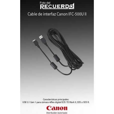 Cable de interfaz Canon IFC-500U II