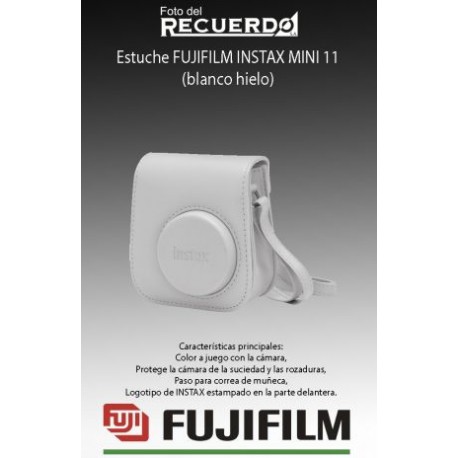 Estuche FUJIFILM INSTAX MINI 11 (blanco hielo)