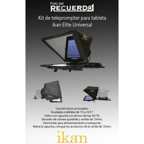 Kit de teleprompter para tableta ikan Elite Universal