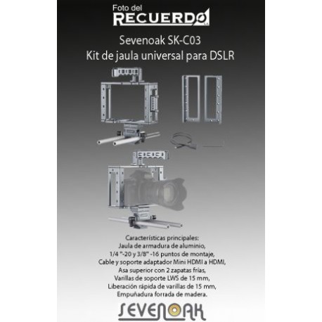 Sevenoak SK-C03 Kit de jaula universal para DSLR