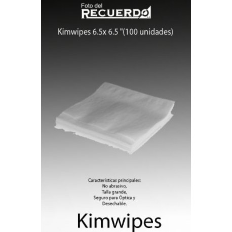 Kimwipes 6.5x 6.5 "(100 unidades)