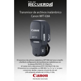 Transmisor de archivos inalámbrico Canon WFT-E8A