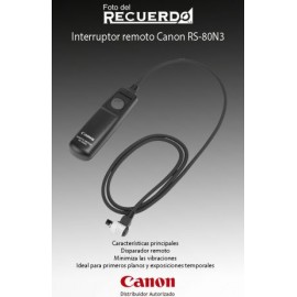 Interruptor remoto Canon RS-80N3