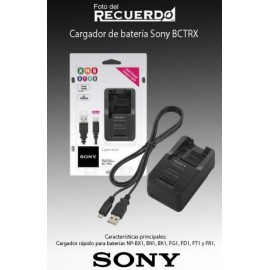 Cargador de batería Sony BCTRX