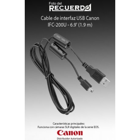 Cable de interfaz USB Canon IFC-200U - 6.9' (1.9 m)