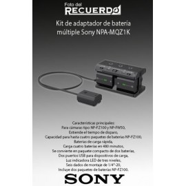 Kit de adaptador de batería múltiple Sony NPA-MQZ1K