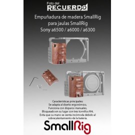 Empuñadura de madera SmallRig para jaulas SmallRig Sony a6500 / a6000 / a6300