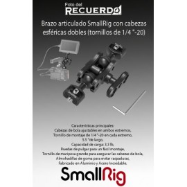 Brazo articulado SmallRig con cabezas esféricas dobles (tornillos de 1/4 "-20)