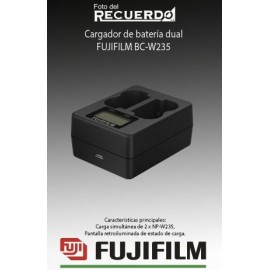 Cargador de batería dual FUJIFILM BC-W235