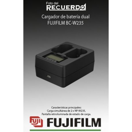 Cargador de batería dual FUJIFILM BC-W235