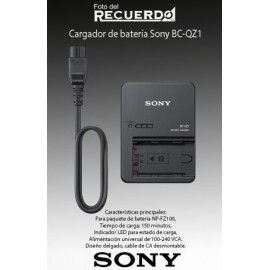 Cargador de batería Sony BC-QZ1