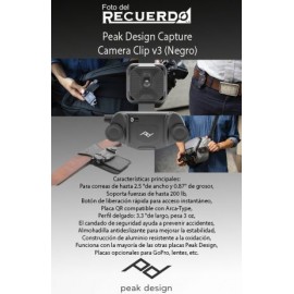 Peak Design Capture Camera Clip v3 (Negro)
