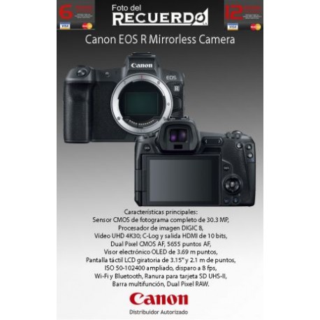 Canon EOS R Mirrorless Camera