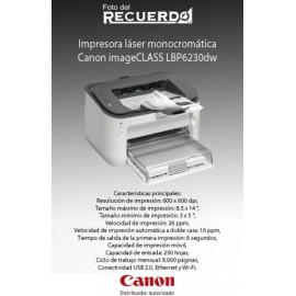 Impresora láser monocromática Canon imageCLASS LBP6230dw