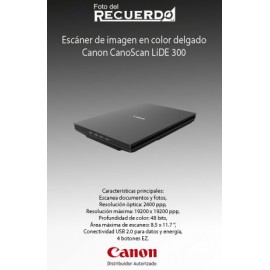 Escáner de imagen en color delgado Canon CanoScan LiDE 300