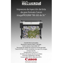 Impresora de inyección de tinta de gran formato Canon imagePROGRAF TM-300 de 36 "