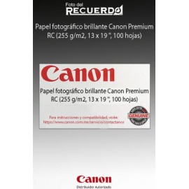 Papel fotográfico brillante Canon Premium RC (255 g/m2, 13 x 19 '', 100 hojas)