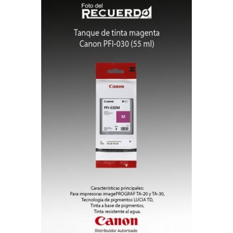 Tanque de tinta magenta Canon PFI-030 (55 ml)