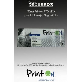 Tóner Printon PTO 283X para HP Laserjet Negro/Color