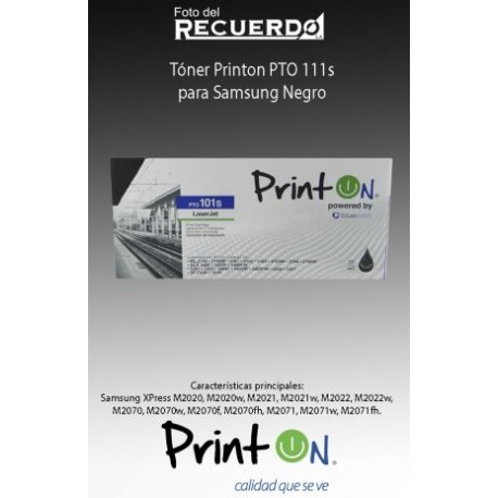 Tóner Printon PTO 111s para Samsung Negro