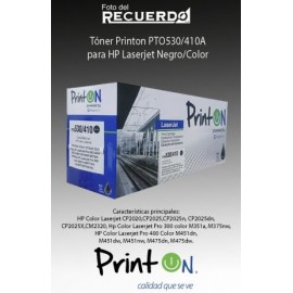 Tóner Printon PTO530/410A para HP Laserjet Negro/Color