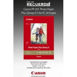 Canon PP-301 Photo Paper Plus Glossy II (13x19 ", 20 hojas)