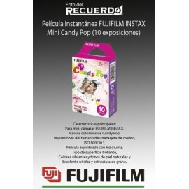 Película instantánea FUJIFILM INSTAX Mini Candy Pop (10 exposiciones)