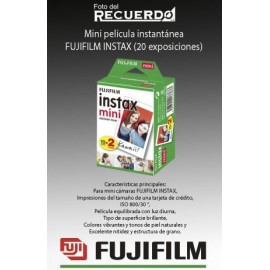 Mini película instantánea FUJIFILM INSTAX (20 exposiciones)